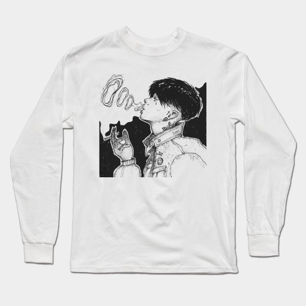 Woman Long Sleeve T-Shirt by mikekoubou